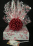 Medium Box - Candy Cane Cellophane - Red Bow - 18 Cookies and Brownies