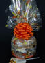 Medium Cellophane - Fall Leaves Cellophane - Orange Bow - 24 Cookies and Brownies