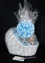 Baby Bassinet - Baby Blue Bow - 24 Cookies and Brownies