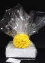 Large Box - Clear Cellophane - Yellow Bow - 24 Cookies and Brownies