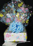 Small Box - Baby Cellophane - Baby Blue Bow - 12 Cookies and Brownies