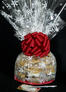 Super Cellophane - Snowflake Cellophane - Red Bow - 42 Cookies and Brownies