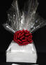 Large Tower - Clear Cellophane - Red Bow - 36 Cookies and Brownies