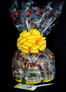 Super Cellophane - Butterfly Cellophane - Yellow Bow - 42 Cookies and Brownies