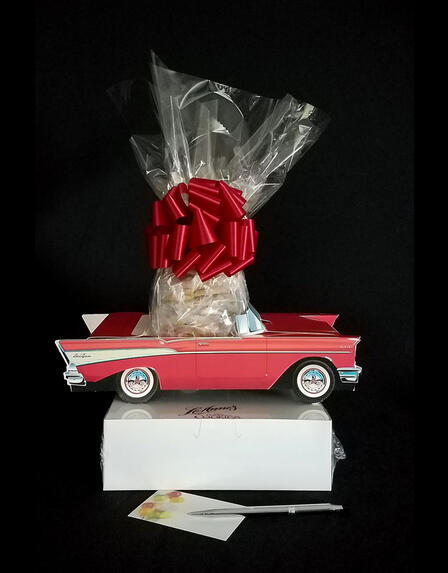 Red Classic Car - Small Tower - 36 Cookies and Brownies