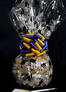 Medium Cellophane - Graduation Cap Cellophane - Blue & Yellow Bow - 24 Cookies and Brownies