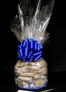 Medium Cellophane - Clear Cellophane - Blue Bow - 24 Cookies and Brownies