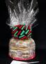 Large Cellophane - Clear Cellophane - Red & Green Bow - 30 Cookies and Brownies