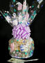 Medium Cellophane - Bunny Cellophane - Lavender Bow - 24 Cookies and Brownies