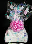 Large Tower - Bunny Cellophane - Pink Bow - 36 Cookies and Brownies