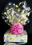 Large Box - Easter Egg Cellophane - Pink Bow - 24 Cookies and Brownies