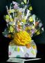 Small Box - Easter Egg Cellophane - Yellow Bow - 12 Cookies and Brownies