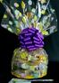 Large Cellophane - Easter Egg Cellophane - Purple Bow - 30 Cookies and Brownies