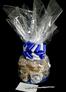 Medium Cellophane - Clear Cellophane - Blue & Silver Bow - 24 Cookies and Brownies