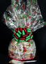 Super Cellophane - Holly & Berries Cellophane - Red & Green Bow - 42 Cookies and Brownies