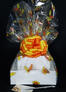 Large Tower - Fall Leaves Cellophane - Orange & Yellow Bow - 36 Cookies and Brownies
