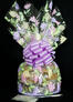 Large Cellophane - Lily Cellophane - Lavender Bow - 30 Cookies and Brownies
