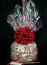 Large Cellophane - Heart Cellophane - Red Bow - 30 Cookies and Brownies