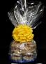 Large Cellophane - Clear Cellophane - Yellow Bow - 30 Cookies and Brownies