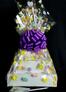 Super Tower - Easter Egg Cellophane - Purple Bow - 72 Cookies and Brownies