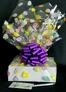 Medium Box - Easter Egg Cellophane - Purple Bow - 18 Cookies and Brownies