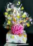 Small Box - Easter Egg Cellophane - Pink Bow - 12 Cookies and Brownies