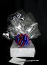 Small Box - Clear Cellophane - Red & Blue Bow - 12 Cookies and Brownies