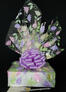 Large Box - Lily Cellophane - Lavender Bow - 24 Cookies and Brownies