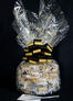 Super Cellophane - Black & Gold Confetti Cellophane - Black & Gold Bow - 42 Cookies and Brownies