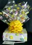 Medium Box - Easter Egg Cellophane - Yellow Bow - 18 Cookies and Brownies