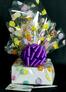 Small Box - Easter Egg Cellophane - Purple Bow - 12 Cookies and Brownies