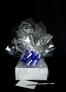 Small Box - Clear Cellophane - Blue & Silver Bow - 12 Cookies and Brownies