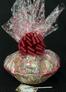 Large Basket - Candy Cane Cellophane - Red Bow - 36 Cookies and Brownies