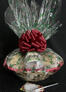 Large Basket - Christmas Tree Cellophane - Red Bow - 36 Cookies and Brownies