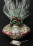 Large Basket - Christmas Tree Cellophane - Red & Green Bow - 36 Cookies and Brownies