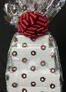Mega Tower - Holiday Wreaths Cellophane - Red Bow - 132 Cookies and Brownies