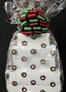 Mega Tower - Holiday Wreaths Cellophane - Red & Green Bow - 132 Cookies and Brownies