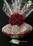 Super Basket - Candy Cane Cellophane - Red Bow - 60 Cookies and Brownies